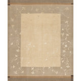 Concerto Hand Knotted Area Rug in Beige/Gray