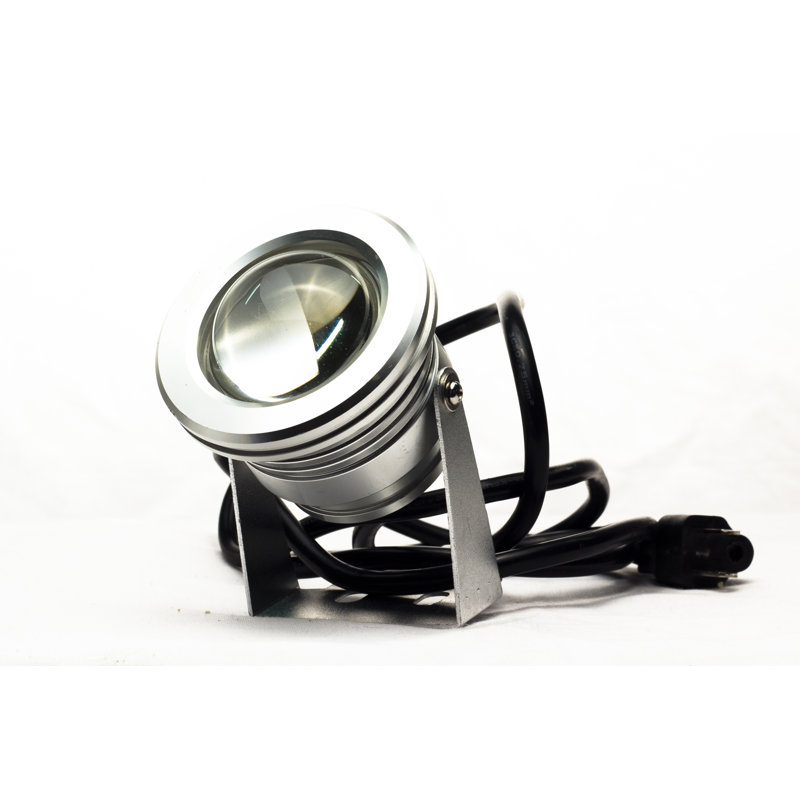 Silver Plug-in Integrated LED Metal Spotlight