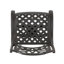 Tabouret pivotant en fonte d'aluminium l 21,60 po x P 25,50 po x H 48,81 po