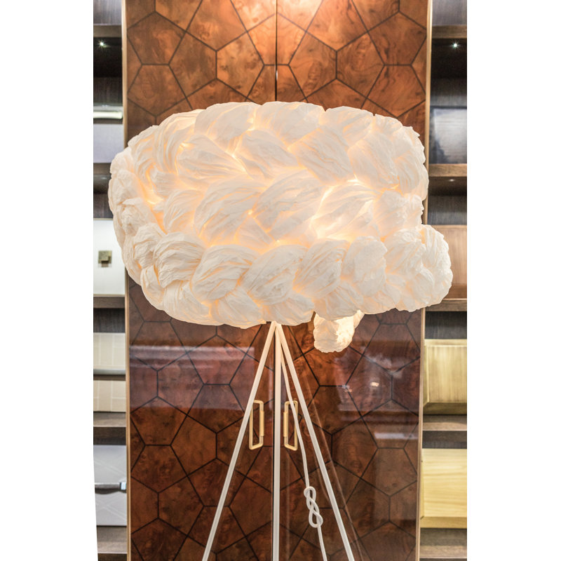 Bride Tripod Floor Lamp, Brown, Brown