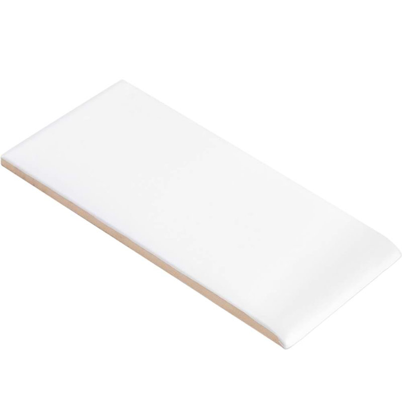 Basic White 3" Bullnose, White Matte