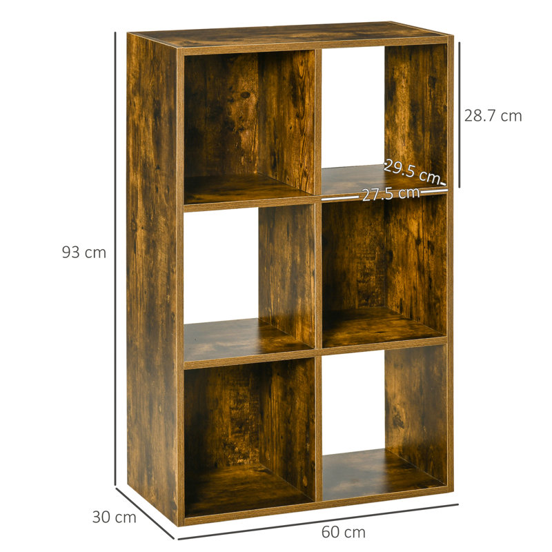 Aileen 93cm H x 60cm W Cube Bookcase