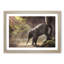 Mother Elephant Encouraging Baby - Picture Frame Painting Print-56860634-56860638