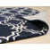 Tapis bleu en laine Radcliffe
