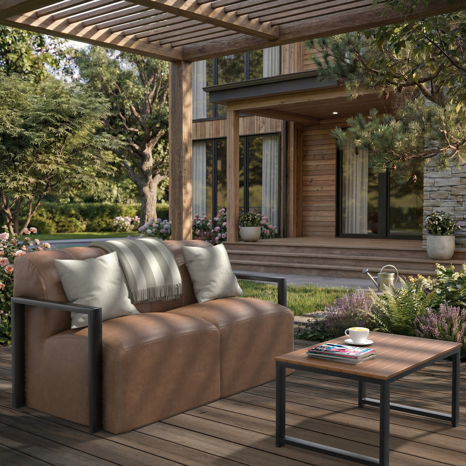 Praia 62" Patio Loveseat
