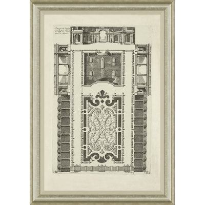 Design For French Gardens III Print