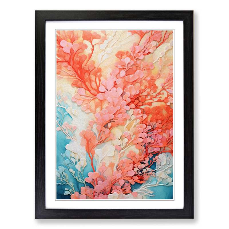 Single Picture Frame Print on Wood, Black Framed, 64cm H x 46cm W