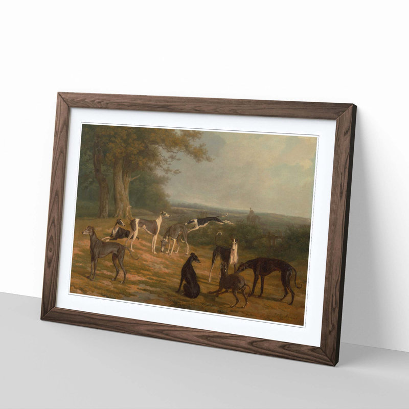 Jacques-Laurent Agasse - Single Picture Frame Painting, Walnut