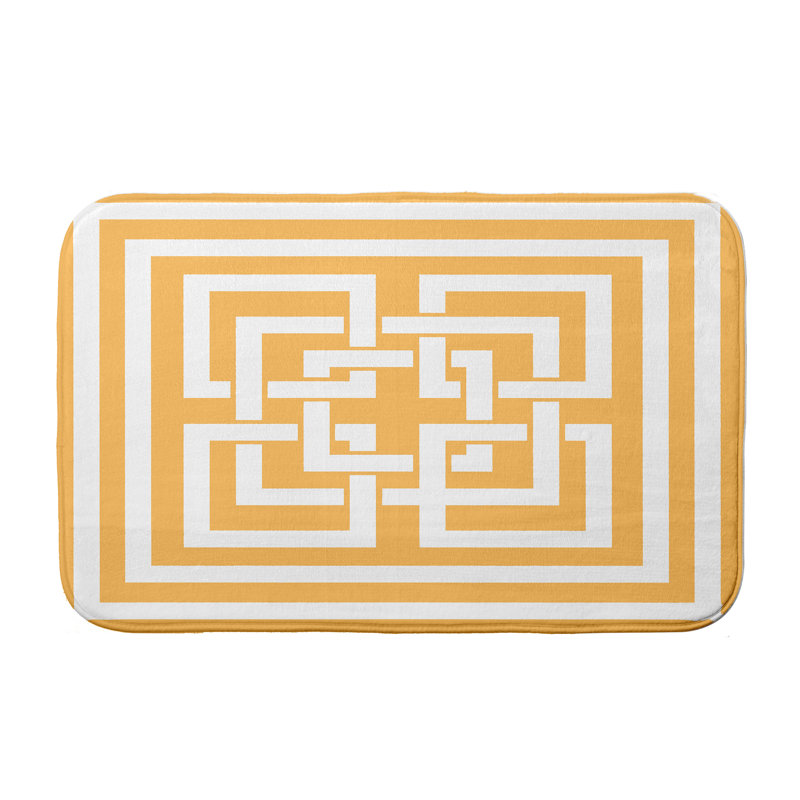 Tapis de bain Elise, l 21 po x L 34 po, Jaune