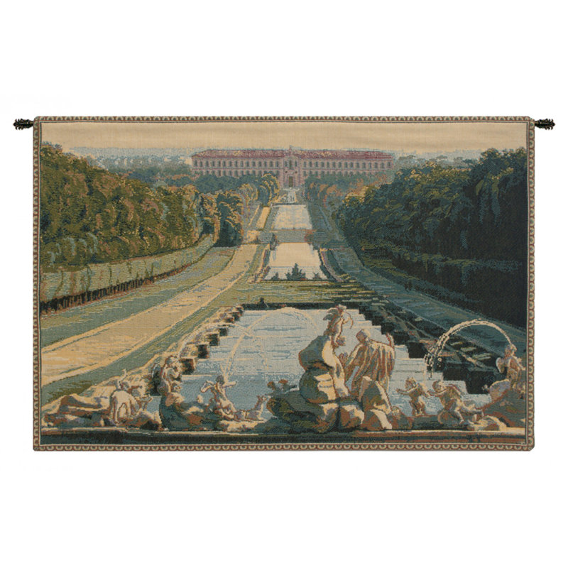 Italian Loom Woven Cotton Blend Wall Hanging, 12" H x 19" W