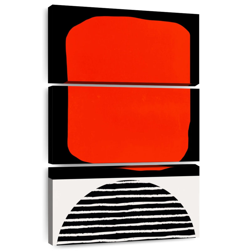Avery Red Abstracta, 32" H x 20" W