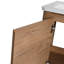 Meuble-lavabo moderne de 24 po avec lavabo en céramique blanc, grand rangement au bas et charnières pour une porte silencieuse fonctionnelle de 24 po 1 à fermeture en douceur, surface facile à nettoyer-1032358961