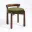 Upholstered Accent Stool With Low Back, Modern Vanity Chair For Bedroom/Living Room-122560409