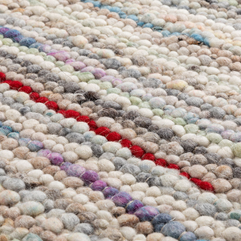 Seguin Wool Hand Woven Area Rug, Rectangle 70 x 130cm