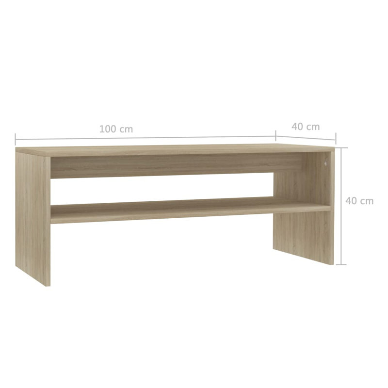 Hegel Coffee Table with Storage, Sonoma Oak