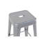 Tabouret à hauteur de comptoir de 30 pouces, ensemble de 2 tabourets de bar en métal sans dossier, non empilable, amovible et facile à assembler, conception peu encombrante pour îlot de cuisine / bar / café / salle à manger (argent)-512276114-512276117-509726878