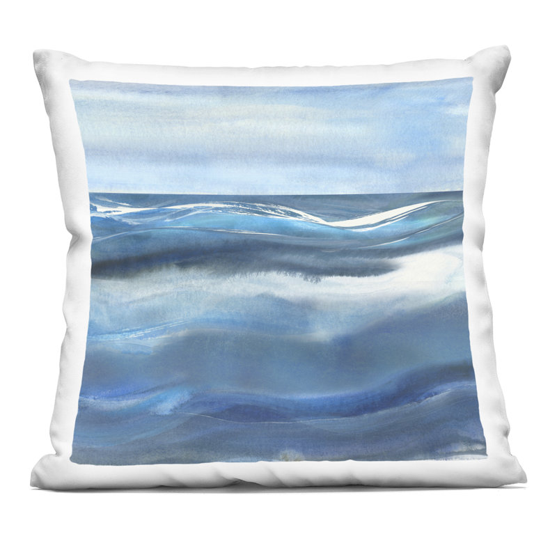 Coussin Calm Expanse of Ocean Waves