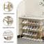 Range-chaussures en métal de style rustique