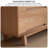Modern Simple Sliding Door Wooden Sideboard