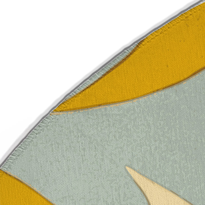 Tapis intérieur et extérieur Snazzy Streak, Rond 5 pi