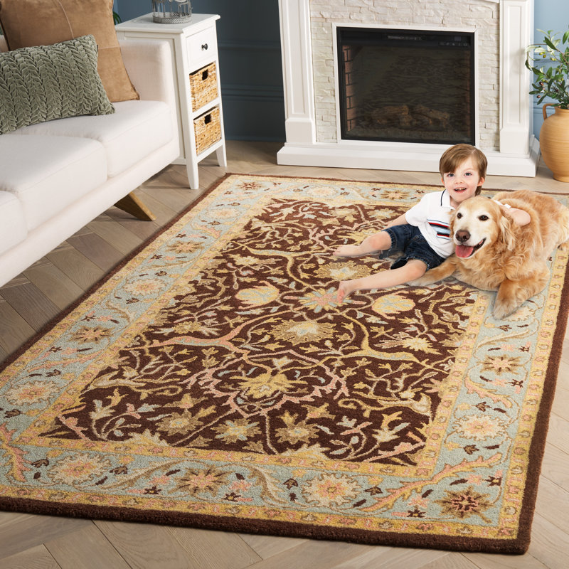 Hand Tufted Wool Oriental Rug, Rectangle 3' x 5'