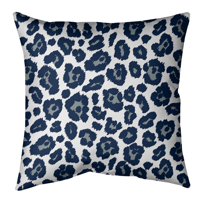 Housse et insert de coussin extérieur Fly, 36 po x 36 po, Blanc / Noir / Argent