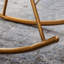 Chaise berçante de luxe moderne et classique