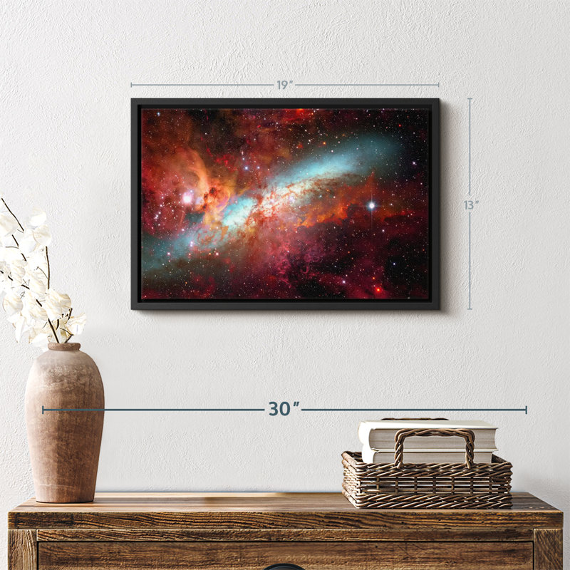 Impression sur toile Galaxy, H 13 po x l 19 po