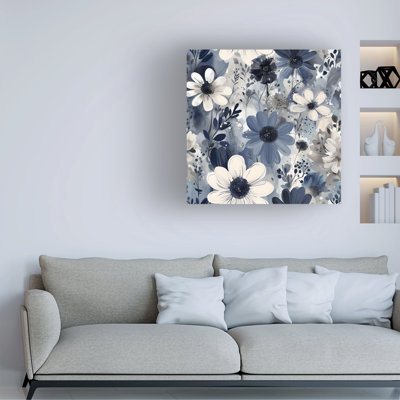 Bolog Tina Lavoie Indigo Conversation II Canvas Art