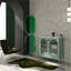 Meuble-lavabo de salle de bain avec lavabo en céramique