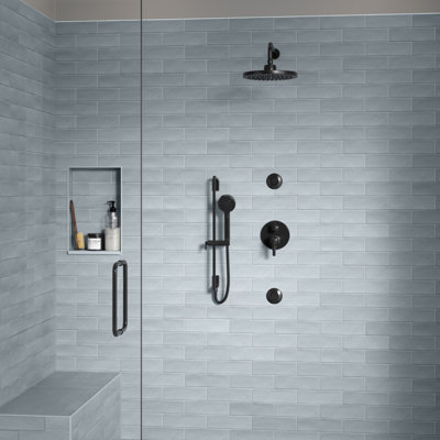 Hues Kale 3 in. x 10 in. Satin Ceramic Wall Tile (5.46 sq. ft./Case)