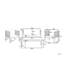 4 Seater Acacia Garden Sofa Set Light Wood with White Mathilda