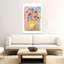 Art mural coloré abstrait coloré et contemporain-1673993461