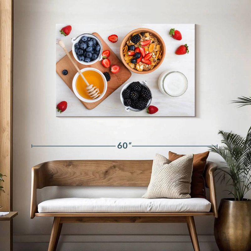Yarlin Berry Cereal Breakfast, 30" H x 45" W
