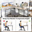 Heeter Modular L-Shaped Steel Writing Desk-847062563