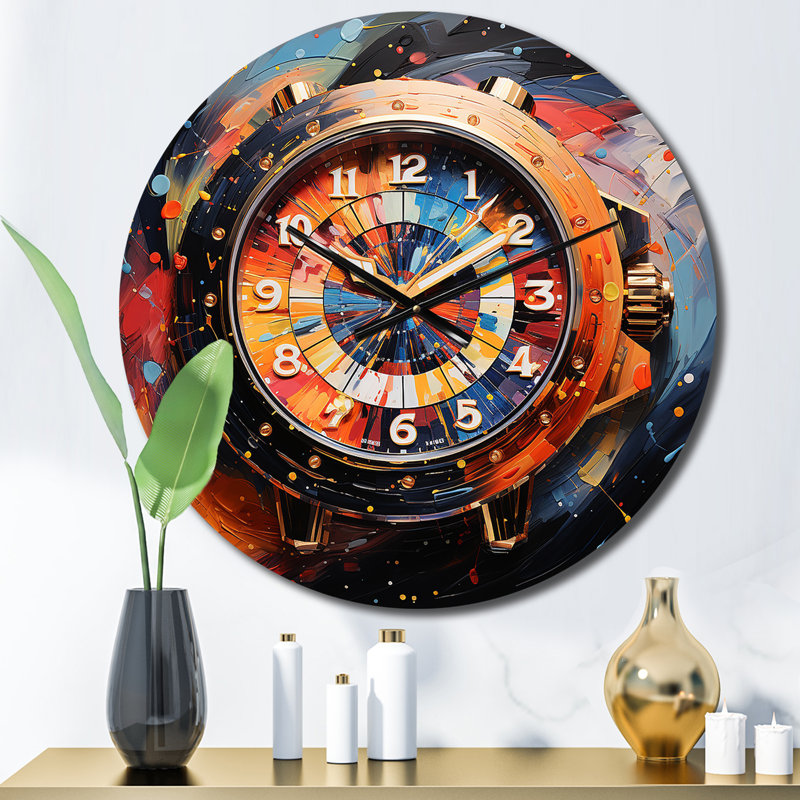 Horloge murale Luxury Luxury Diamond Dusk III, Petit