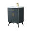 Ensemble de meuble-lavabo simple 24 po avec plateau en céramique Lalena-1821005725