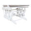 Fauteuil oscillant avec repose-pieds Maelys-516892203