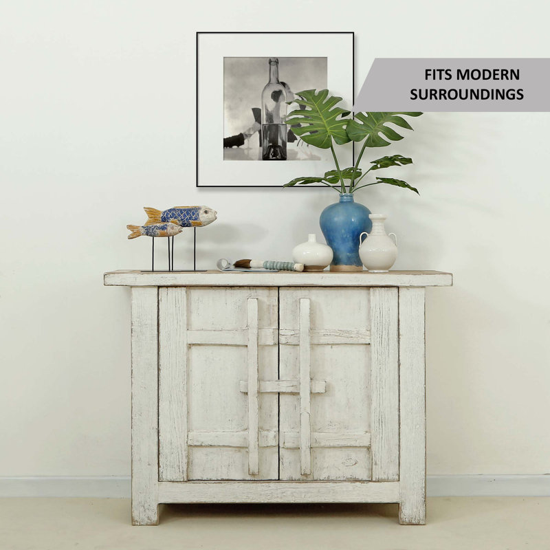 Solid Wood Accent Cabinet