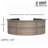 Peden U-Shaped Synthetic Laminate Reception Desk-1397934283