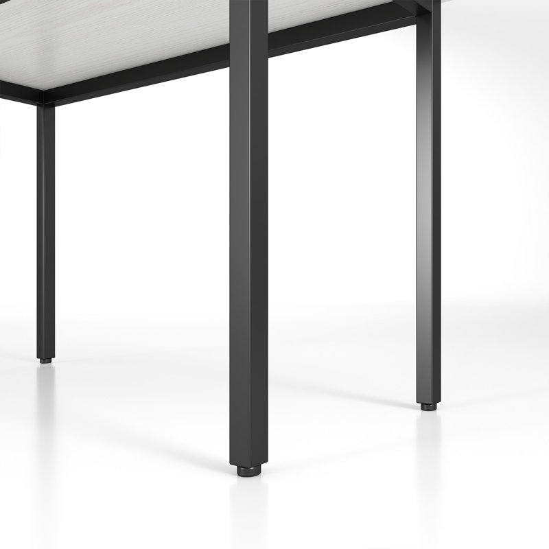 Table de conférence Charlae Pivit 4FT, Blanc / Blanc