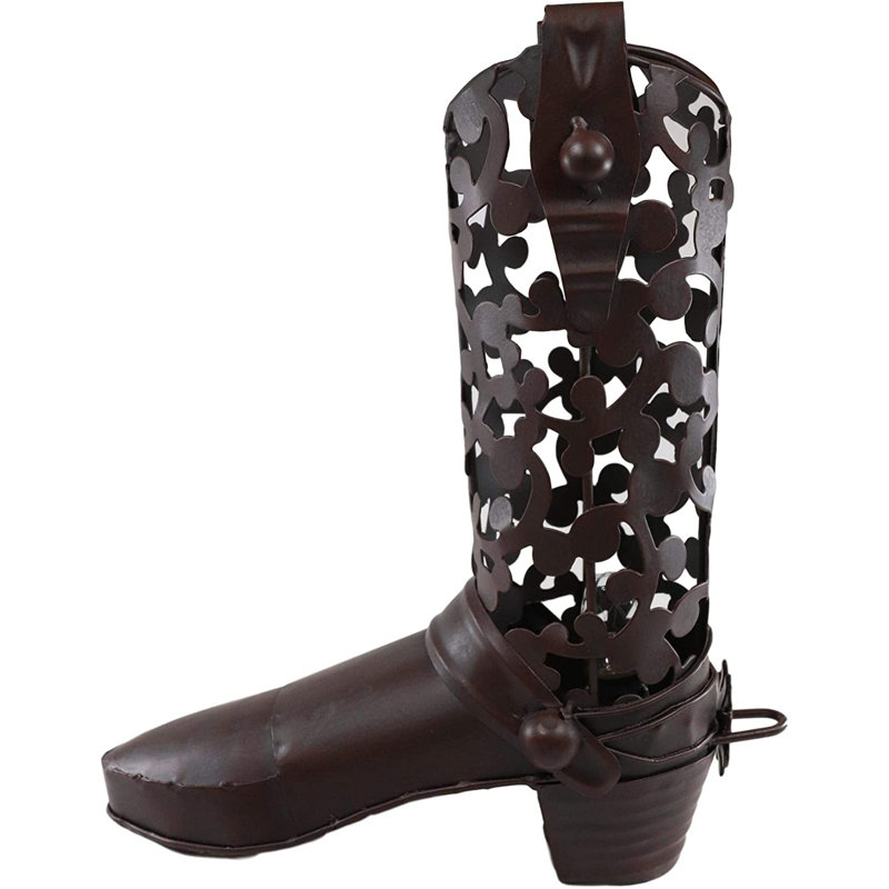 Botte de cowboy en métal Annelotte