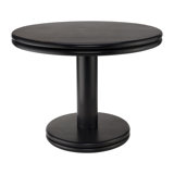 Bourbon Round Solid Wood Pedestal Dining Table