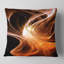 Conception orange fractale en forme de 3D - coussin abstrait imprimé-30745906-30745902