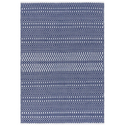 Everts Geometric Recycled P.E.T Hand Knotted Indoor / Outdoor Area Rug