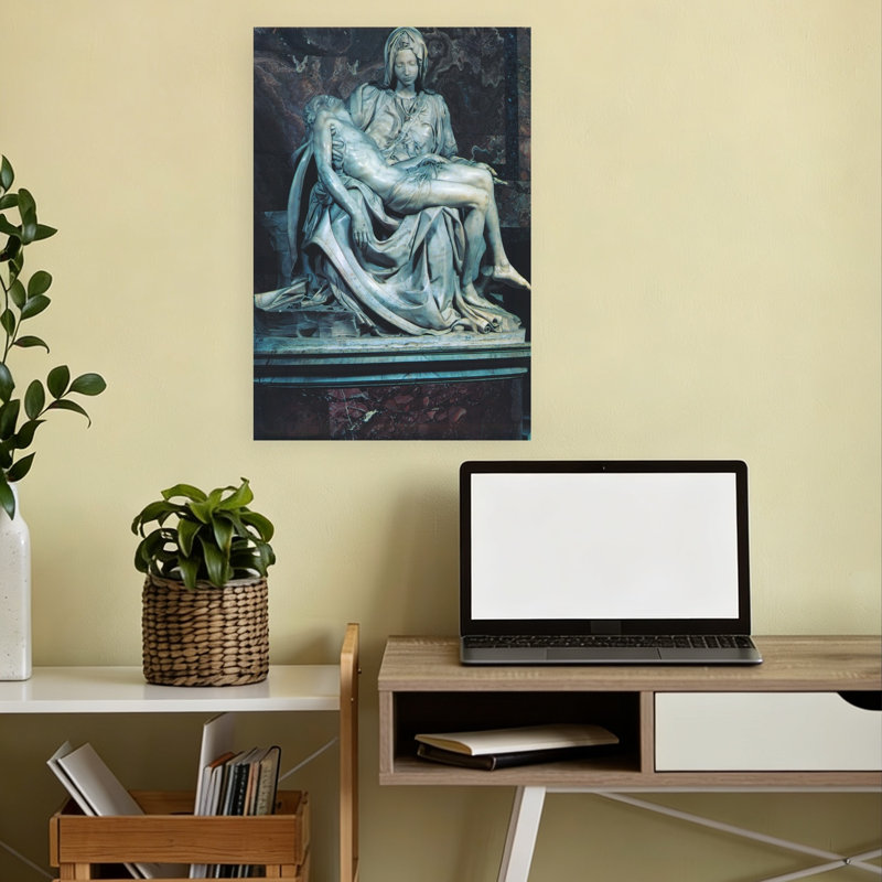 «Pieta Classic Vintage Architecture», reproduction d'art murale, H 18 po x l 12 po