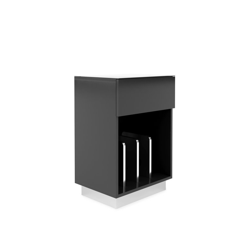 76.2cm H Media Cabinet, Grey