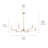 Steel Dimmable Classic / Traditional Chandelier-885021307-885021304-885021310