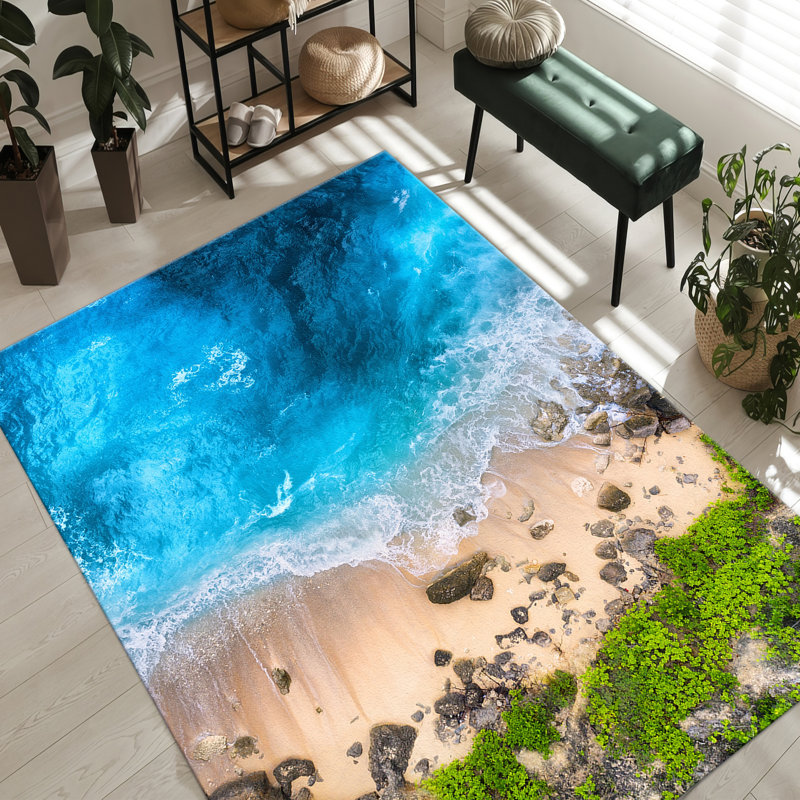 Élégant tapis non tissé à motif géométrique à motif géométrique parfait pour la décoration moderne