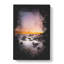 Moon Above the Beach - Wrapped Canvas-56644957